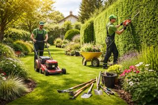 SE HACE MANTENIMIENTO DE JARDINES