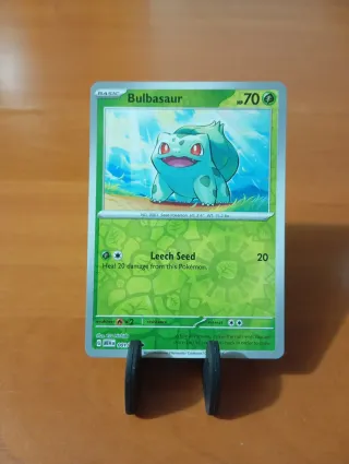 Carta Pokémon Bulbasaur Reverse Cosmos.