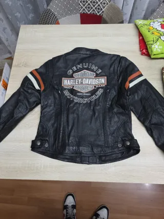 Chaqueta Harley Davidson Mujer Negra Talla L