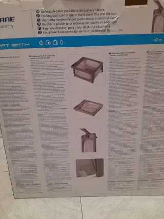 Bañera Plegable Jane para ducha y baño