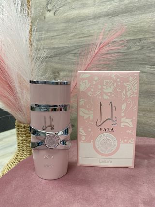 Perfume Yara Lattafa Mujer Rosa y Plata