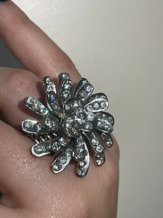 Anello retro con strass
