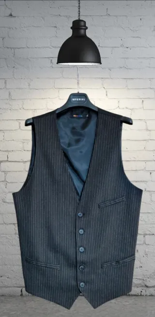 Gilet uomo Imperial righe Marrone,Nero taglia XL