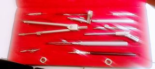 Set strumenti di precisione vintage anni '50