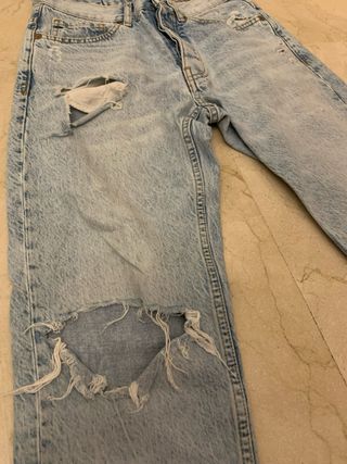 Vaqueros vintage rotos