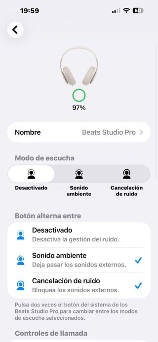 Beats Studio Pro Beige/Negro con Estuche