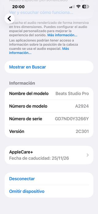 Beats Studio Pro Beige/Negro con Estuche