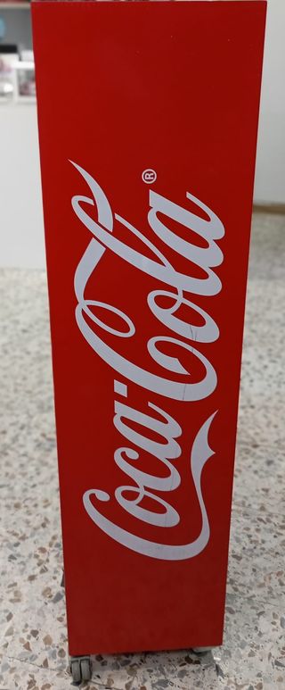 Estantería Coca-Cola Roja Metálica
