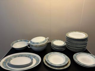 Vajilla Seltmann Weiden Porcelain Diseño Azul