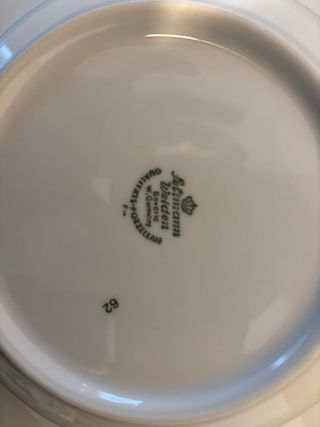 Vajilla Seltmann Weiden Porcelain Diseño Azul