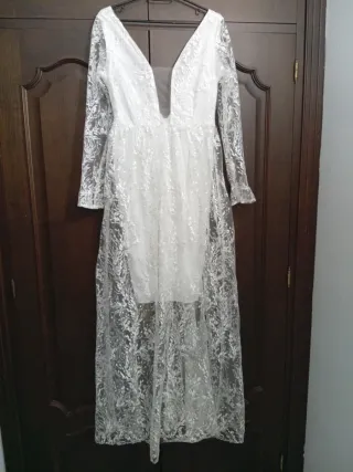 Vestido de Novia Encaje Largo