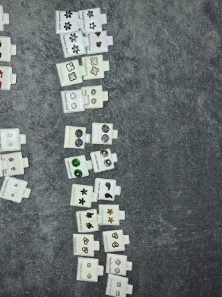 Pendientes de acero inoxidable Gran lote variado
