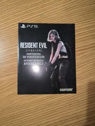 Resident Evil Requiem Carátula Lenticular + Traje