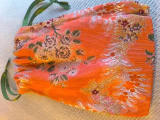 Bolsas neceser tela fallera floral