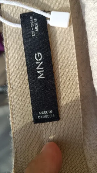 Falda Mango Beige
