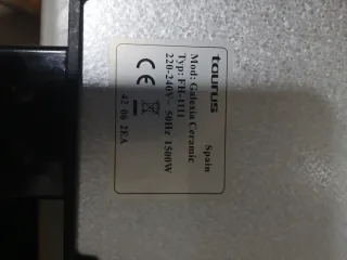 Plancha de Cocina Taurus Galaxia Ceramic