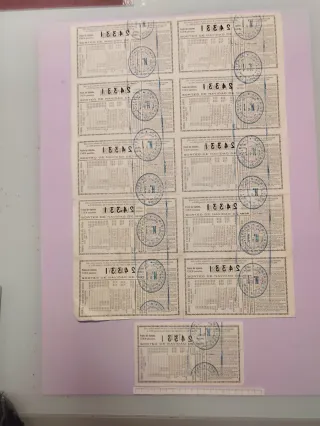 Lotería Nacional Antigua - Billetes