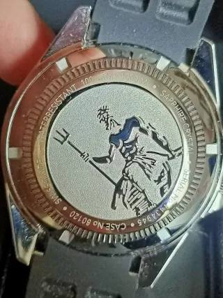 Edox Sky Diver Neptunian 1000m Arancione