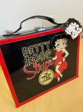 Maletín Maquillaje Betty Boop Negro y Rosa