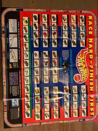 Gran Póster Hot Wheels 1995 (75x90cm)