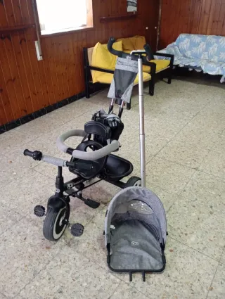 Triciclo Kindercraft Paseo Gris