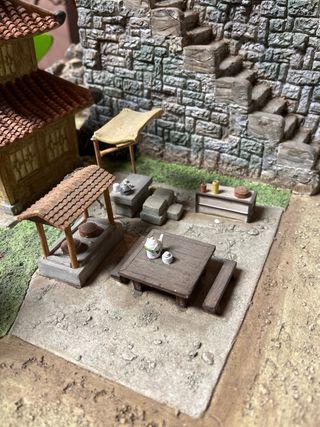 Maqueta Fortaleza Japonesa Medieval