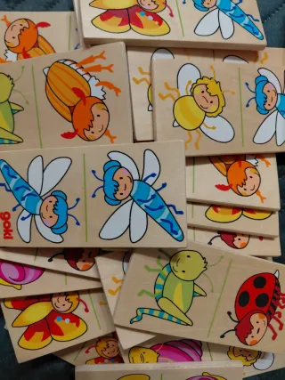 Dominó infantil Goki animales 28 piezas