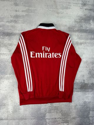 Chaqueta Deportiva Adidas Roja y Negra