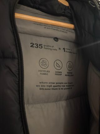 Chaqueta Ecoalf Azul Larga