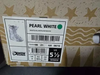 Botas de Snowboard Salomon Mujer Blancas