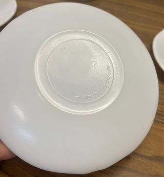 Juego 4 tazas y platillos Arcopal vintage