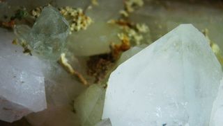 Minerali Pirite, Sfalerite, Quarzo, Siderite