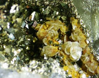 Minerali Pirite, Sfalerite, Quarzo, Siderite