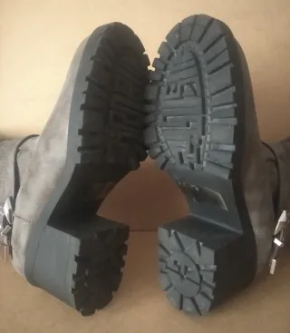 Botas Mustang Estilo Motero Talla 39