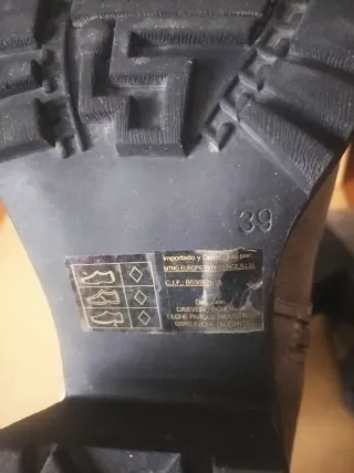 Botas Mustang Estilo Motero Talla 39