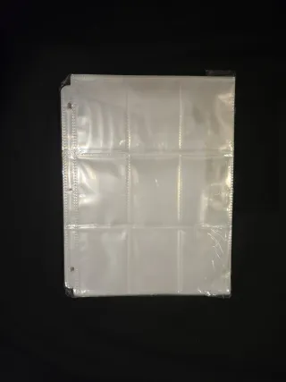 Fundas transparentes para cartas.