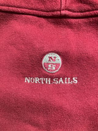 Felpa North Sails Rossa Taglia M