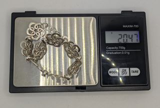 Pulsera Flores de plata 925 Tous, 20.47 g, 19.5 cm