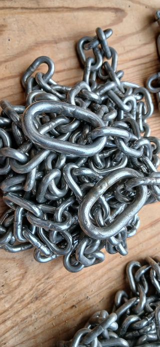 6 Cadenas Inoxidables 5mm x 4m