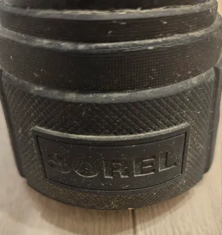 Botas Sorel militares plataforma negras