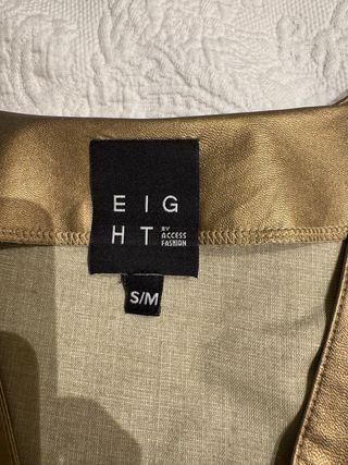 Camiseta oversize dorada talla única