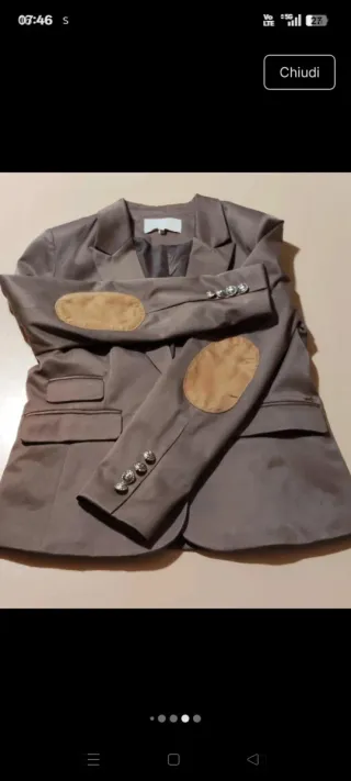 Giacca Lizalú monobottone con toppe