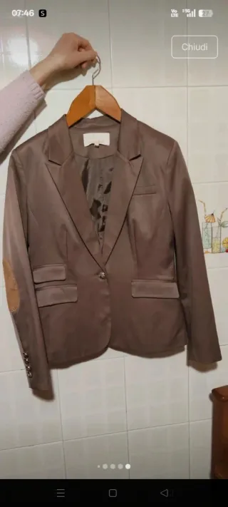 Giacca Lizalú monobottone con toppe