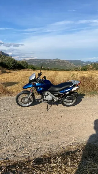 BMW 650GS Azul Plata