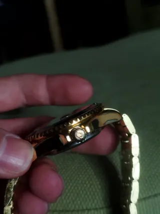 Reloj Rolex Submariner Negro Dorado