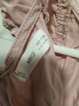 Mono largo  niña Mango rosa talla 152cms