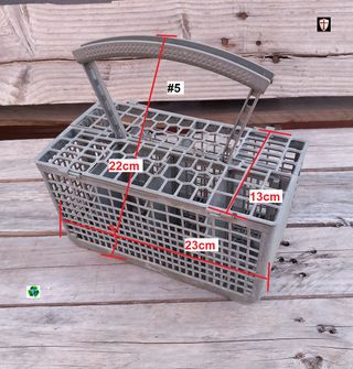 Cesto para cubiertos de lavavajillas