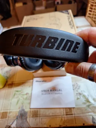 Cascos Bluedio Turbine Hurricane Negro/Plateado