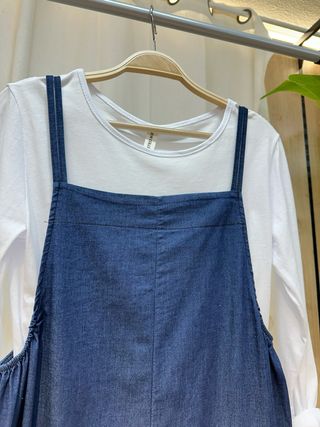 Mono azul dos piezas fluido