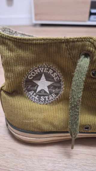 Converse caña alta verde militar